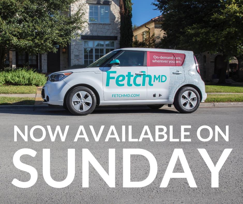 FetchMD's tweet image. Our team of healthcare providers are dedicated to providing fast, convenient, and affordable care. We are pleased to announce FetchMD is now making house calls seven days a week! Experience a better way to get better with on demand care, wherever you are, now seven days a week.