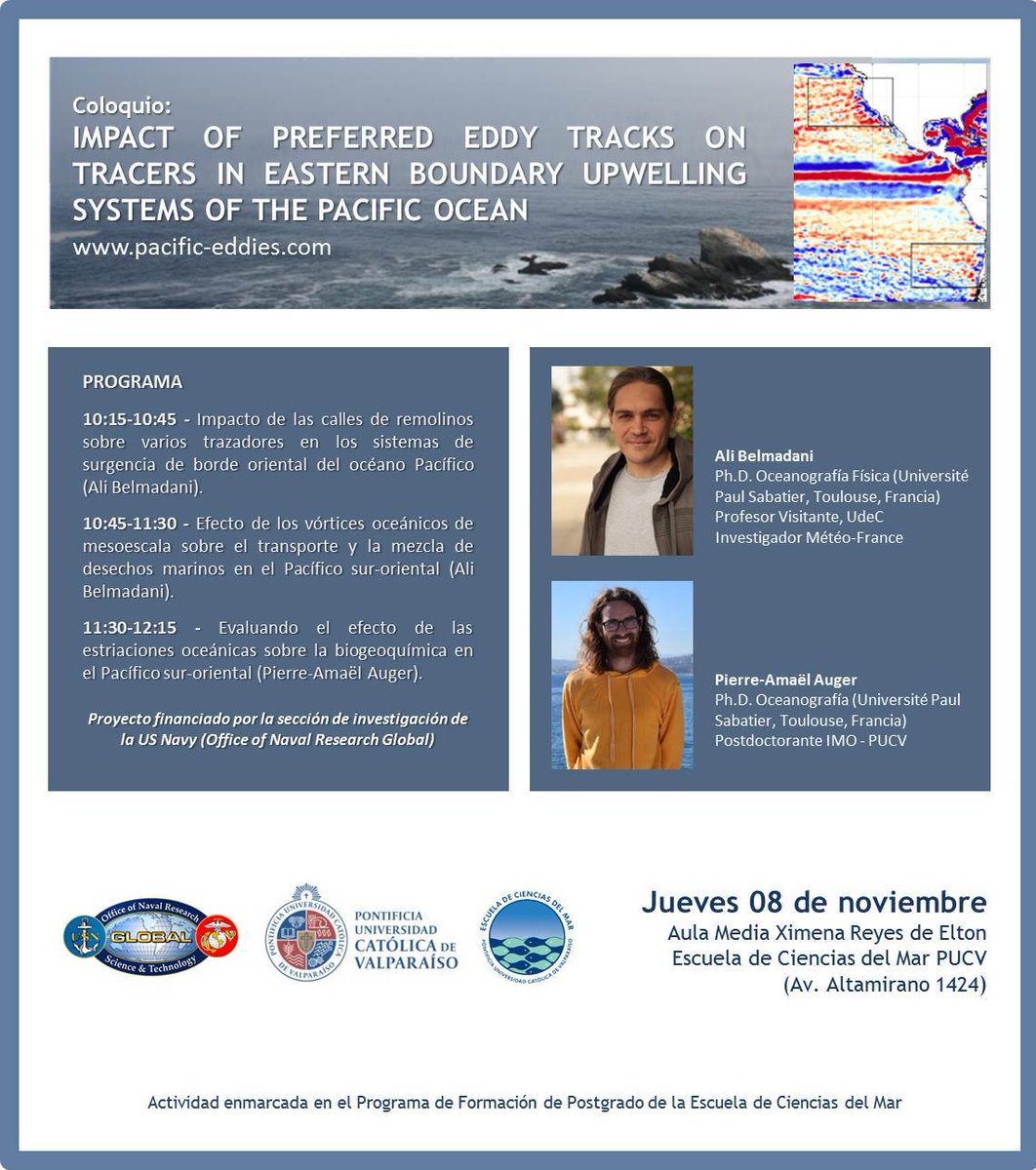 CienciasMarPUCV's tweet image. Tod@s Invitad@s este jueves....
+info cienciasdelmar.pucv.cl/evento/impact-…