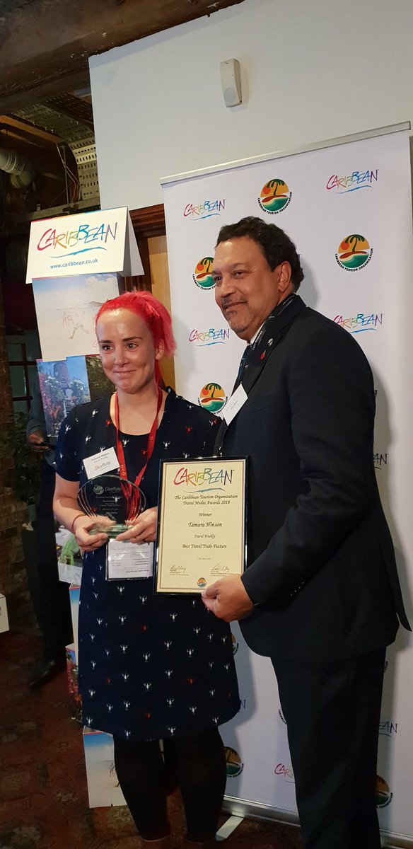 _LoveCaribbean's tweet image. Congratulations to Tamara Hinson of Travel Weekly who won Best Travel Trade feature at the CTO Travel Media Awards. Award' s sponsored by The Bahamas Tourist Office. #CTOAwards18 #WTMLDN @explore_bahamas @ctotourism @Rivercoms