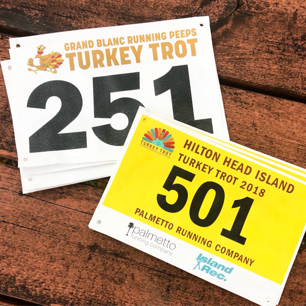 BibNumbers's tweet image. ‘Tis the season for printing #turkeytrot bibs!