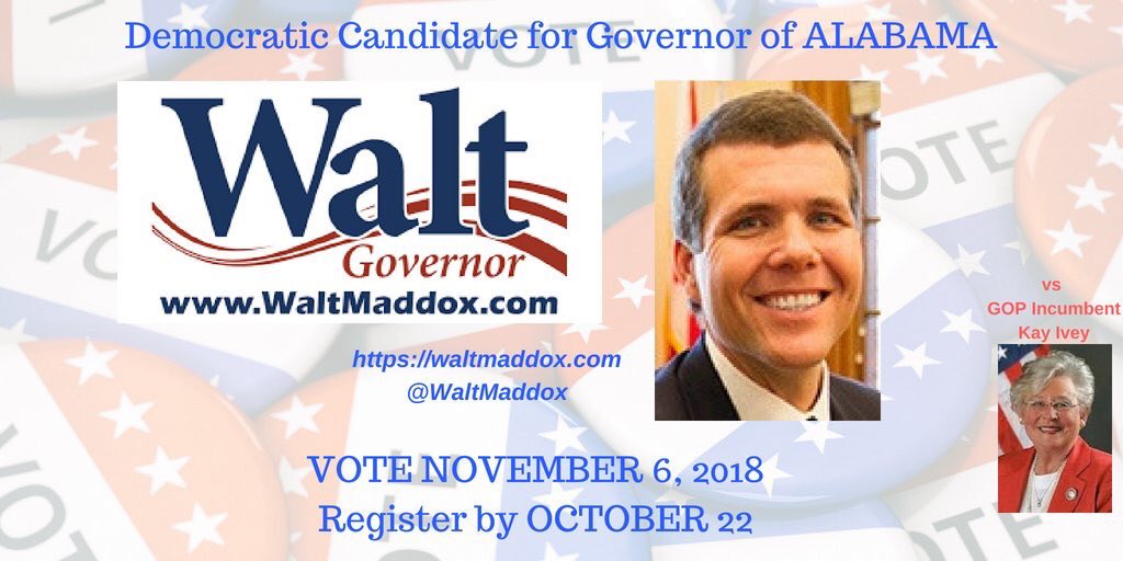 postcards4USA's tweet photo. @Nic__Johnson @WaltMaddox Democratic Candidate for Governor of Alabama
Walt Maddox
https://t.co/UdLNFbOYEu
@WaltMaddox

#WaveCastAL #WaveCast
#AL01 #AL02 #AL03 #AL04 #AL05 #AL06 #AL06 https://t.co/hENUg8m67T