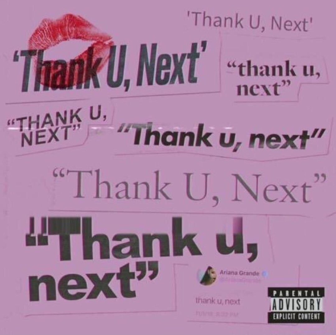 #ThankYouNext it’s so hard to not cry when listening 😅