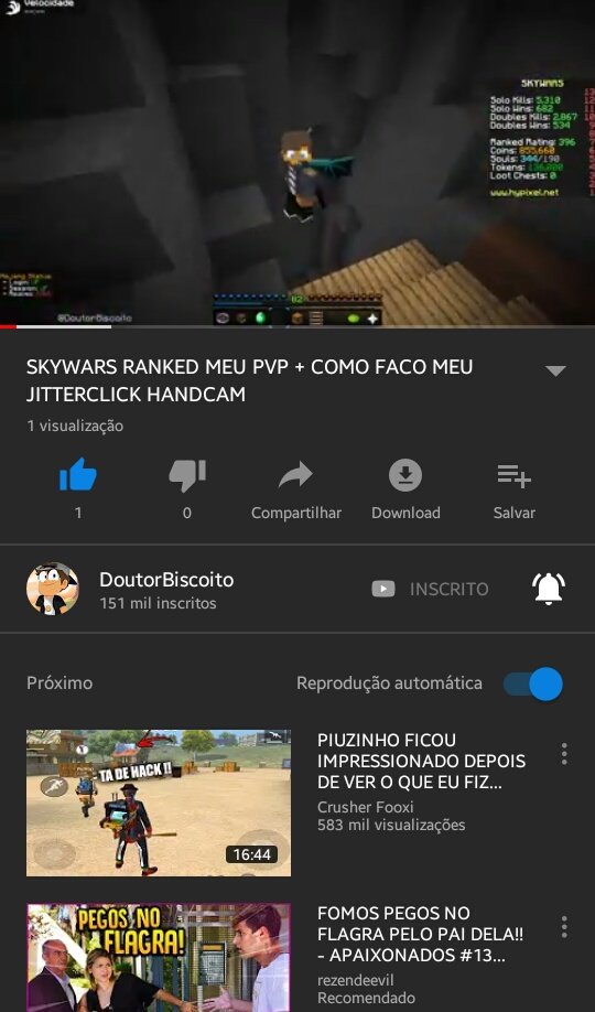 First ! Minha Inspiração ❤ <a href="/DoutorBiscoito/">DoutorBiscoito</a>