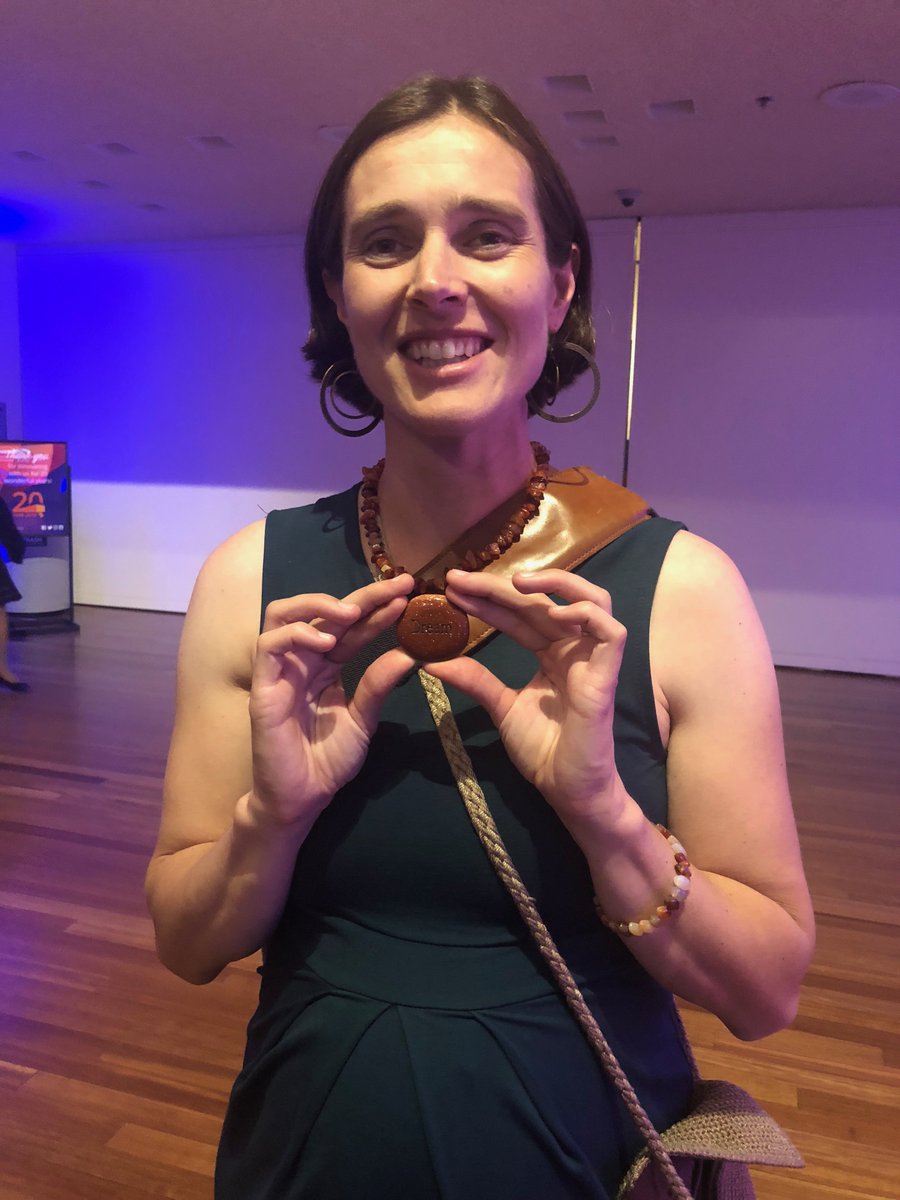 TheTechInteract's tweet image. Kendra Kuhl has kept this “Dream” rock from our gift shop with her for years. 

Saturday night, we honored her as a @TechGlobalGood laureate for her groundbreaking work on recycling carbon emissions with her team at @Opus12CO2.

Can’t wait to see where her dreams take her next.