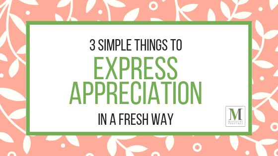 It’s November and the time of year we all focus on saying thank you to our ministry partners. Here are 3 simple ways to express appreciation in a fresh way: ministryventures.org/expressing-app…