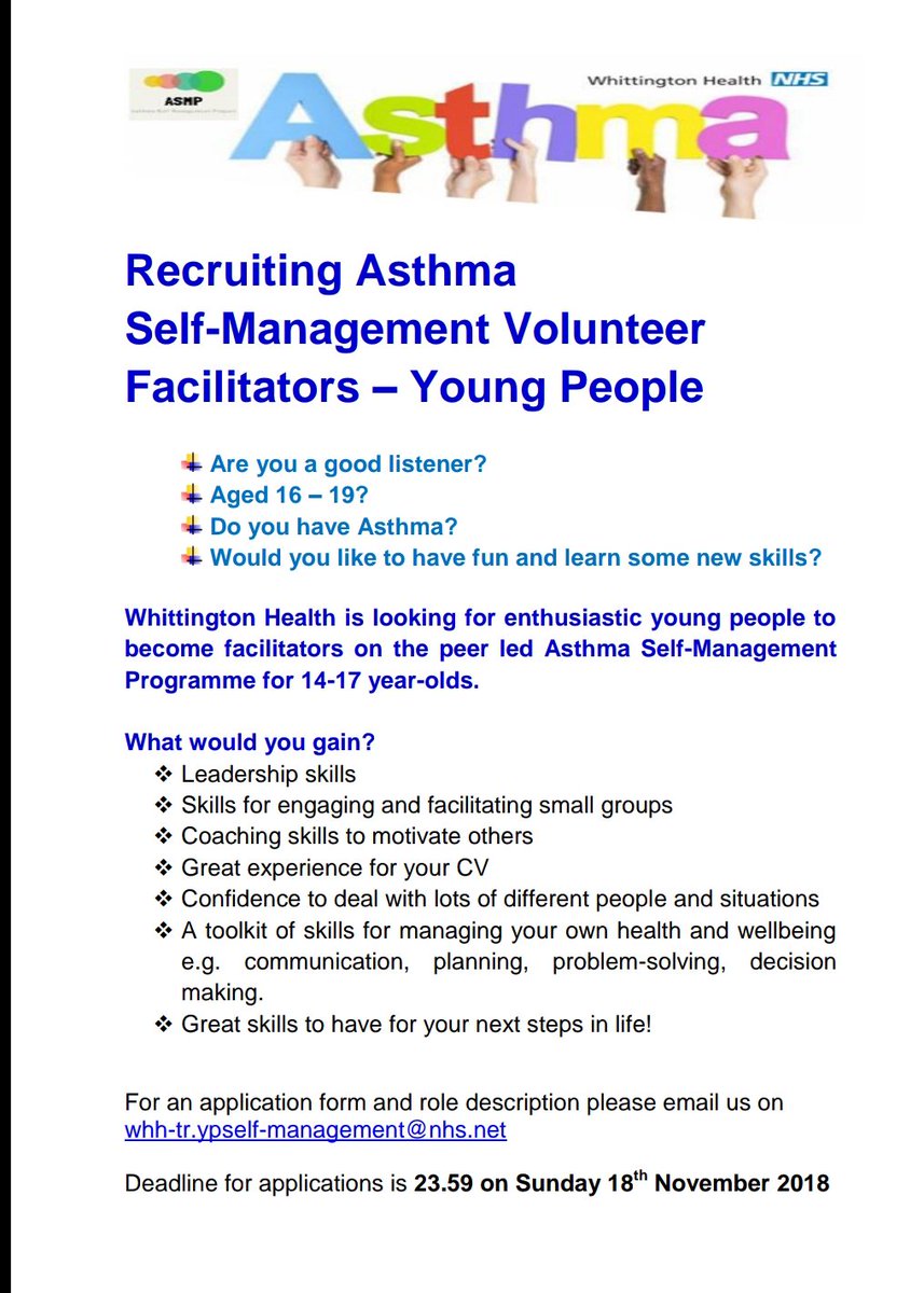 Self Management Programmes Whittington Health tweet media