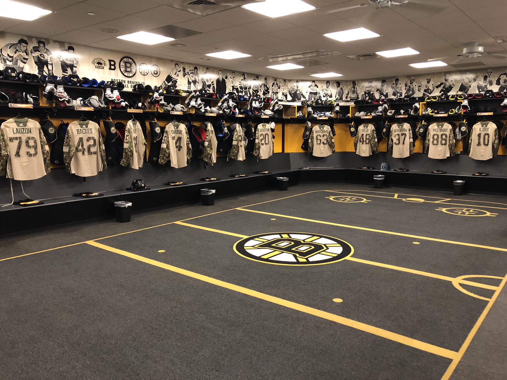 Boston Bruins on X: During warmups tonight, we will wear these camouflage  jerseys to honor local military members, veterans, and their families on  Military Appreciation Night. #BruinsSalute  / X