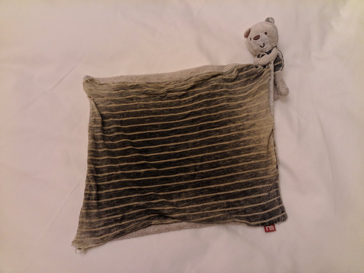 likeaspud's tweet photo. Desperate plea to @mothercareuk .  Is there any chance that somewhere, anywhere, in a long forgotten store room, you have anymore of these bears? As you can see this well loved bear is nearing the end and I can't imagine what bedtimes will be like once he has gone.... #PleaseHelp https://t.co/w908lAqKu3