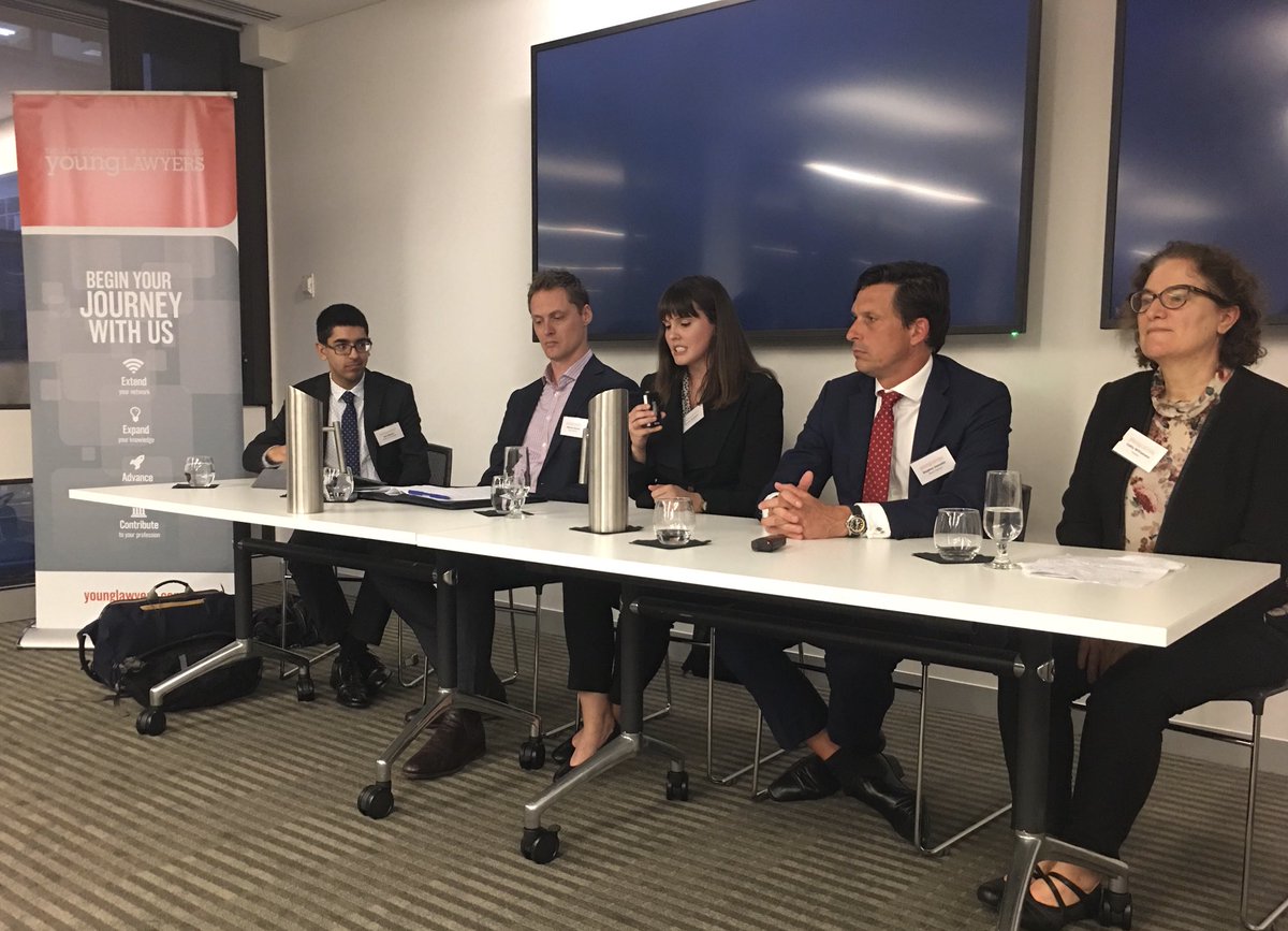NSWYL_BLC's tweet photo. What a great panel event last night on financial crime hosted by @ravirockks. The panelists gave meaningful insight into the current world of financial crime in Australia and indications of what we are likely to see in the Australian financial regulatory space in the future. https://t.co/UlRatuaefo