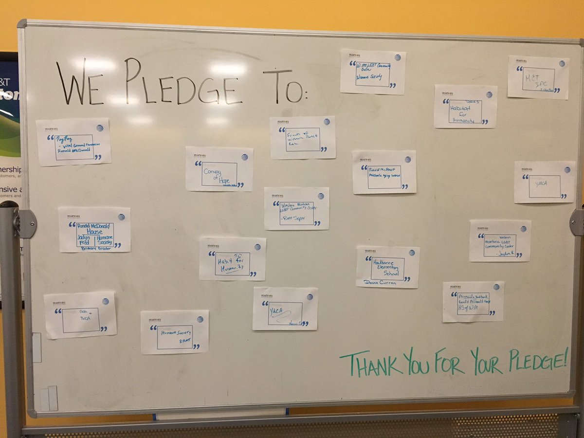 Our Pledge Board is filling up! <a href="/MslaCC1/">ZooTown Care AT&T</a>                                      2019 Employee Pledge Campaign