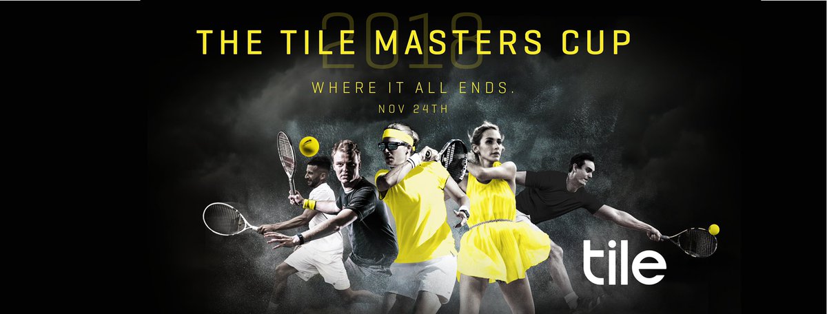 touchtennis's tweet photo. The @tileeurope Masters Cup. Where the best players of 2018 battle it out. On TV, on Facebook or in person. Tickets at https://t.co/ERD6lDO1jX free! https://t.co/2ey1WNwqNQ