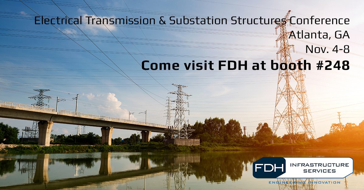 FDH is “dedicated to strengthening our critical infrastructure”. Come hear our solutions to #AgingInfrastructure.  #nondestructivetesting #ETSC18   @ASCE_SEI