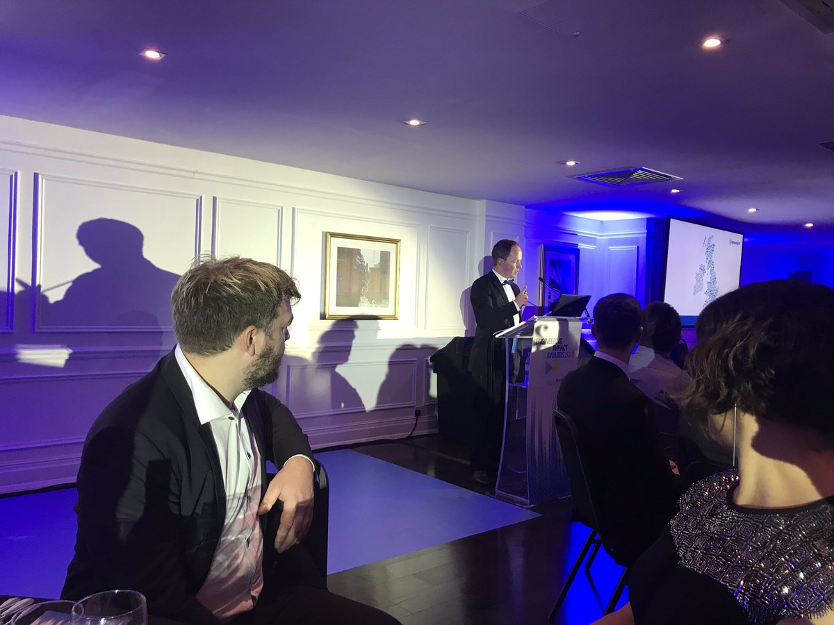 yiannispavlou's tweet image. #engineeringimpact awards in London at the Mermaid Theater.