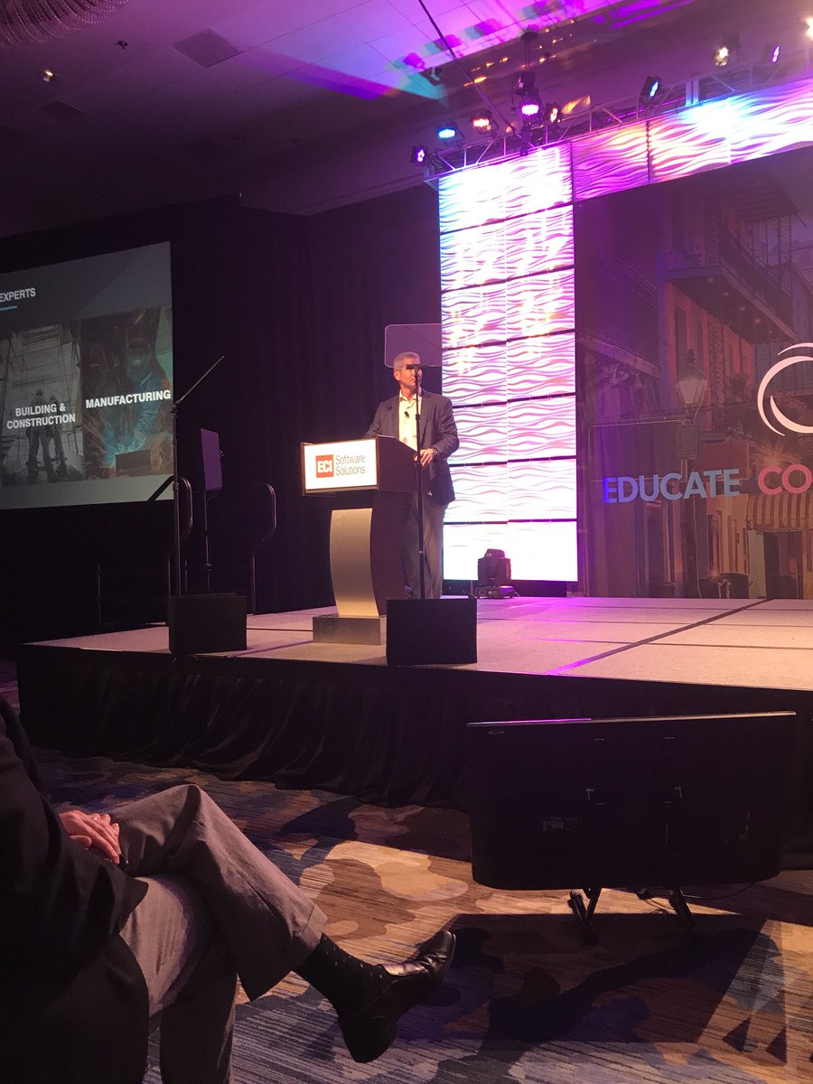 jpralyea's tweet image. Ron Books opening ECi Connect. #ECiConnect