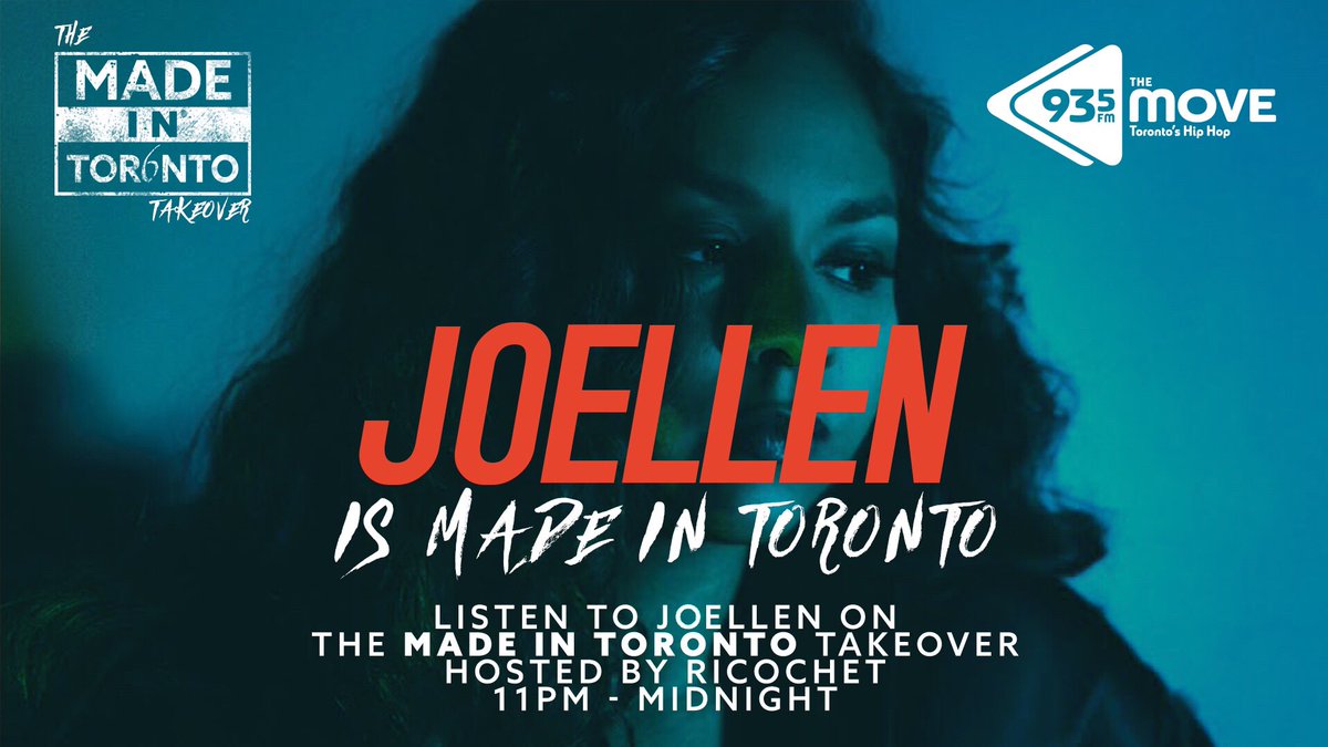 itsjoellen's tweet photo. Tune into @935themove at 11pm Sun-Thurs to catch βMy Placeβ on air! #madeintorontotakeover #935themove https://t.co/6slPSCSDRs