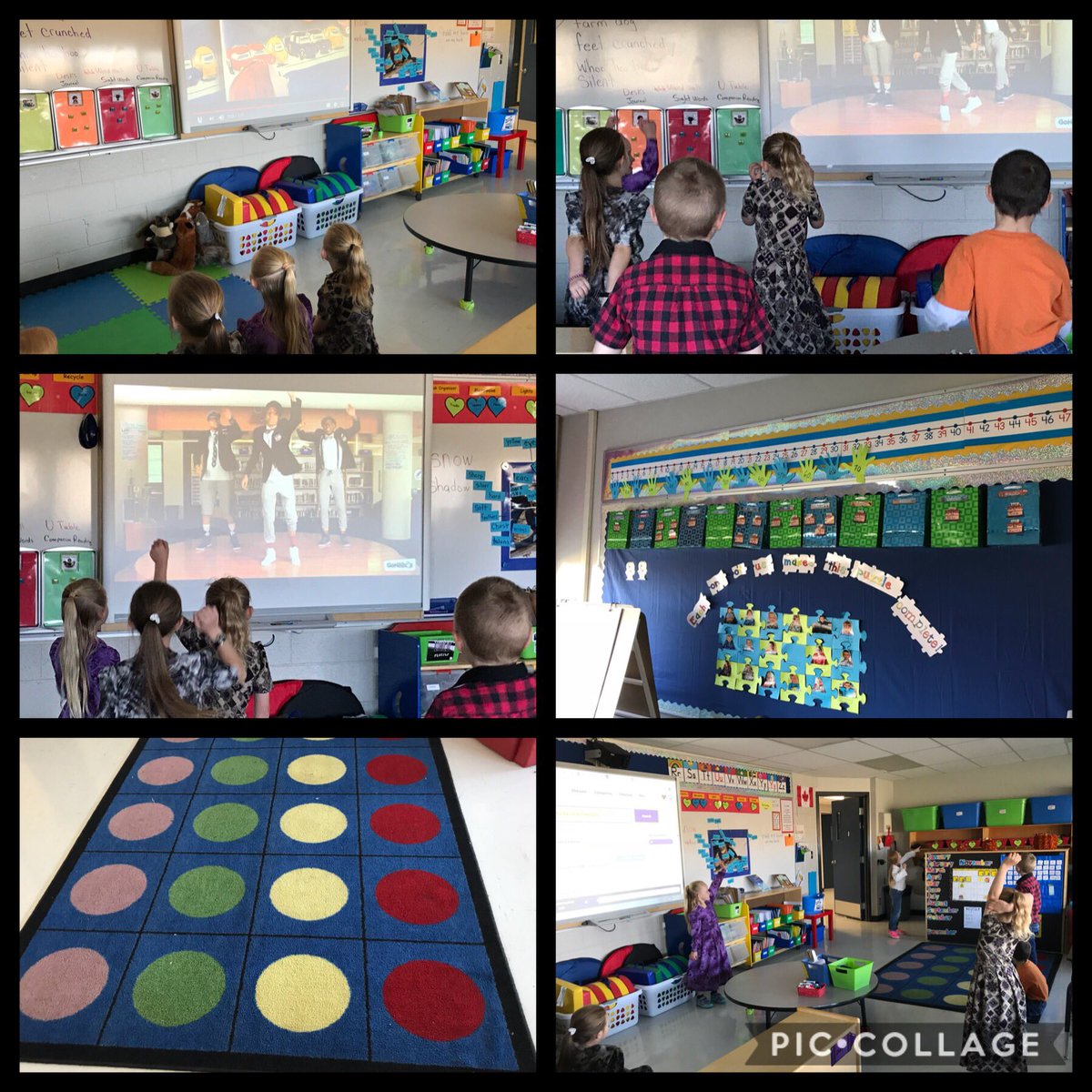 SusanCleland's tweet photo. Introducing #Patterns to Grade 1 @SchoolBurdett. Enjoying #BringingMathAlive @lenee_fyfe and @DarcieThomas. Story: โBeep, Beep, Vroom, Vroomโ and @GoNoodle got us started. Then we found patterns in our room. #Engaged #learners #MathIsFun #prsd8 https://t.co/0raAxFuUV1