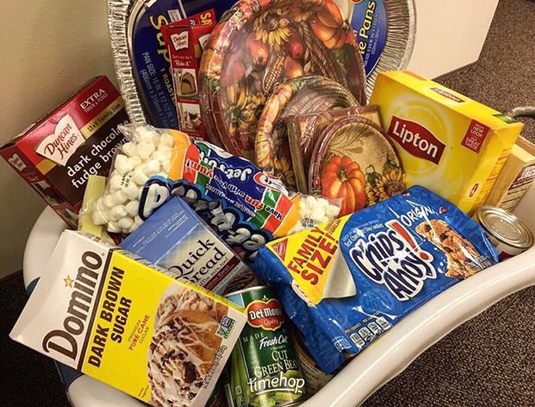 OfficialCFAR's tweet image. The past 2 years, the staff at CFAR have been donating items that are used in #Thanksgiving baskets. Each basket comes equipped with all the makings of a traditional Thanksgiving Meal. We look forward to be able to make these baskets each year for families! #Philadelphia