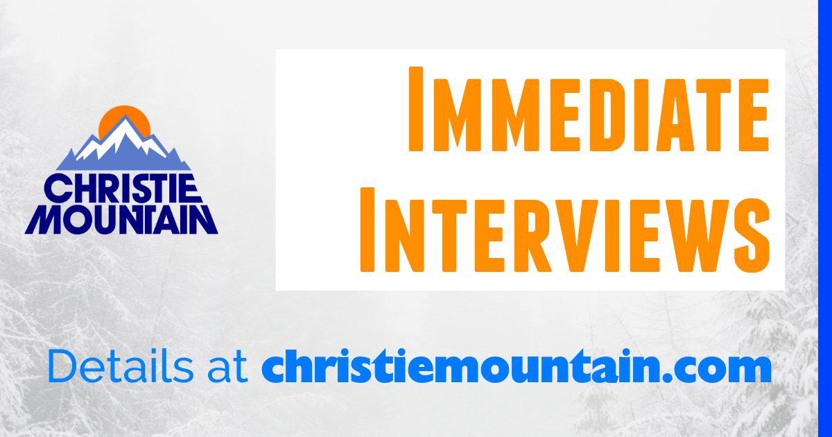 We're hoping to be making snow THIS WEEK but we need more crew. Call ahead for an interview TODAY 7158687800 #skilocal #perks #joinourteam #ruskcowi #christiemountain