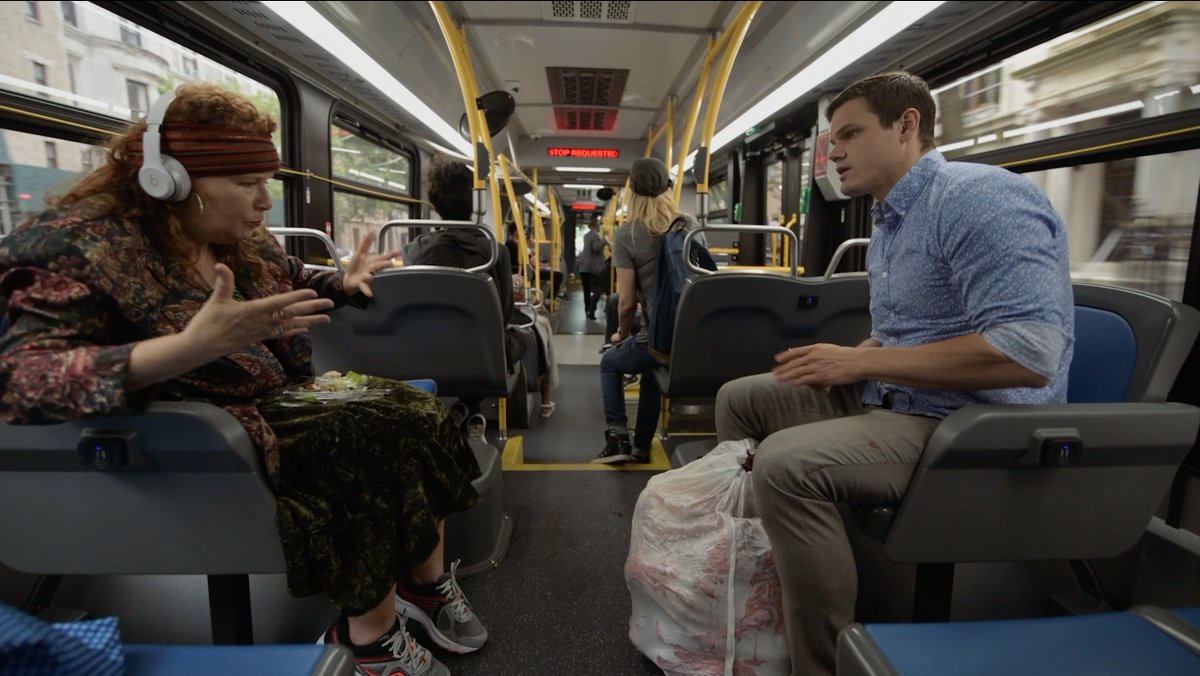 jillian_cant's tweet photo. What’s easier than riding the city bus with a dead body in a trash bag? #Voting #MondayMotivation IG:@DRIPthemovie https://t.co/s63scEbA4d