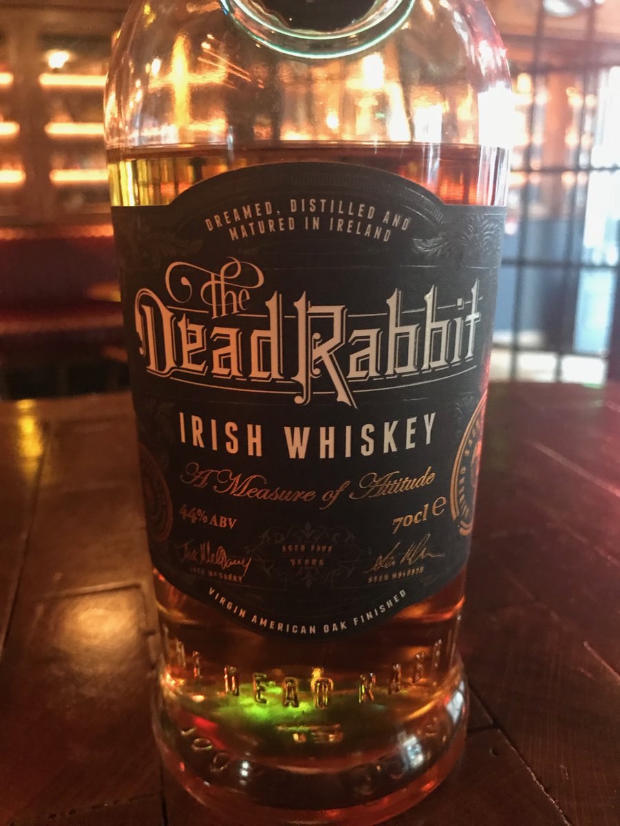 We love our whiskey collection..and loving our new addition <a href="/DeadRabbitWhisk/">Dead Rabbit Whiskey</a> @DeadRabbitNYC #irishwhiskey #IrishCoffee #Woodrows1755 #Drogheda