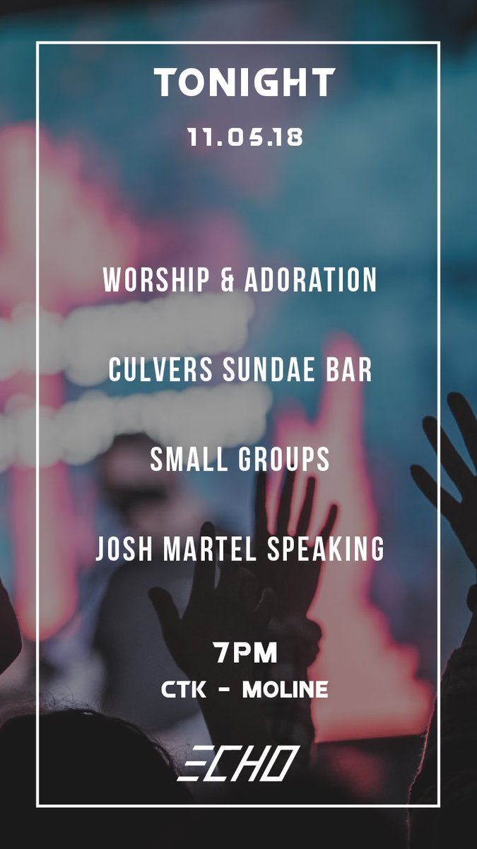 ADORE HIM 
Join us tonight at 7PM for worship &amp; adoration at CTK! We will meet in the church with adoration beginning at 7:15. Free <a href="/culvers/">Culver's Restaurants</a> custard sundae bar to follow. Oh and @DiscipleJam is bringing a word 🔥