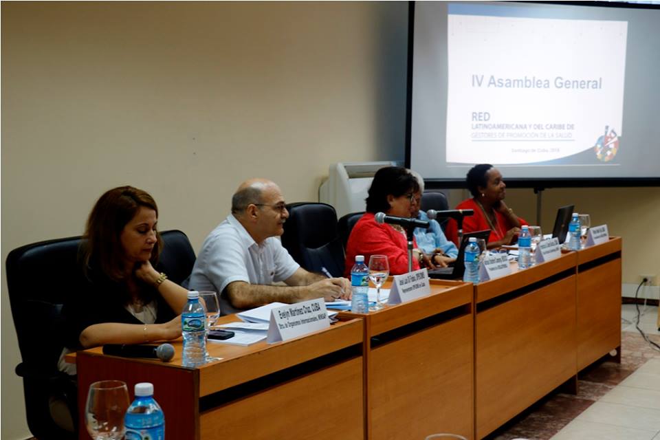 opscuba's tweet photo. ¿Sabías que hoy está sesionando en Cuba la IV Asamblea General de la Red Latinoamericana y del Caribe de Gestores de Promoción de Salud (REDLACPROMSA)? #promociondelasalud #opsCuba #masintersectorialidad https://t.co/o4ofEHYqT7