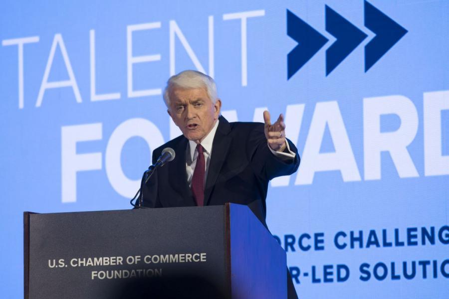 USChamber's tweet photo. Improving education is one step toward closing the skills gap https://t.co/261ell9XnW #TalentForward18 https://t.co/ZCMjcKkvTD
