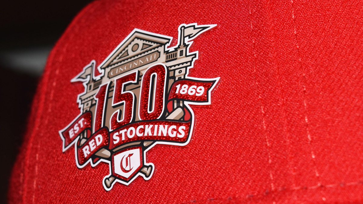 cincinnati reds 150th anniversary hat