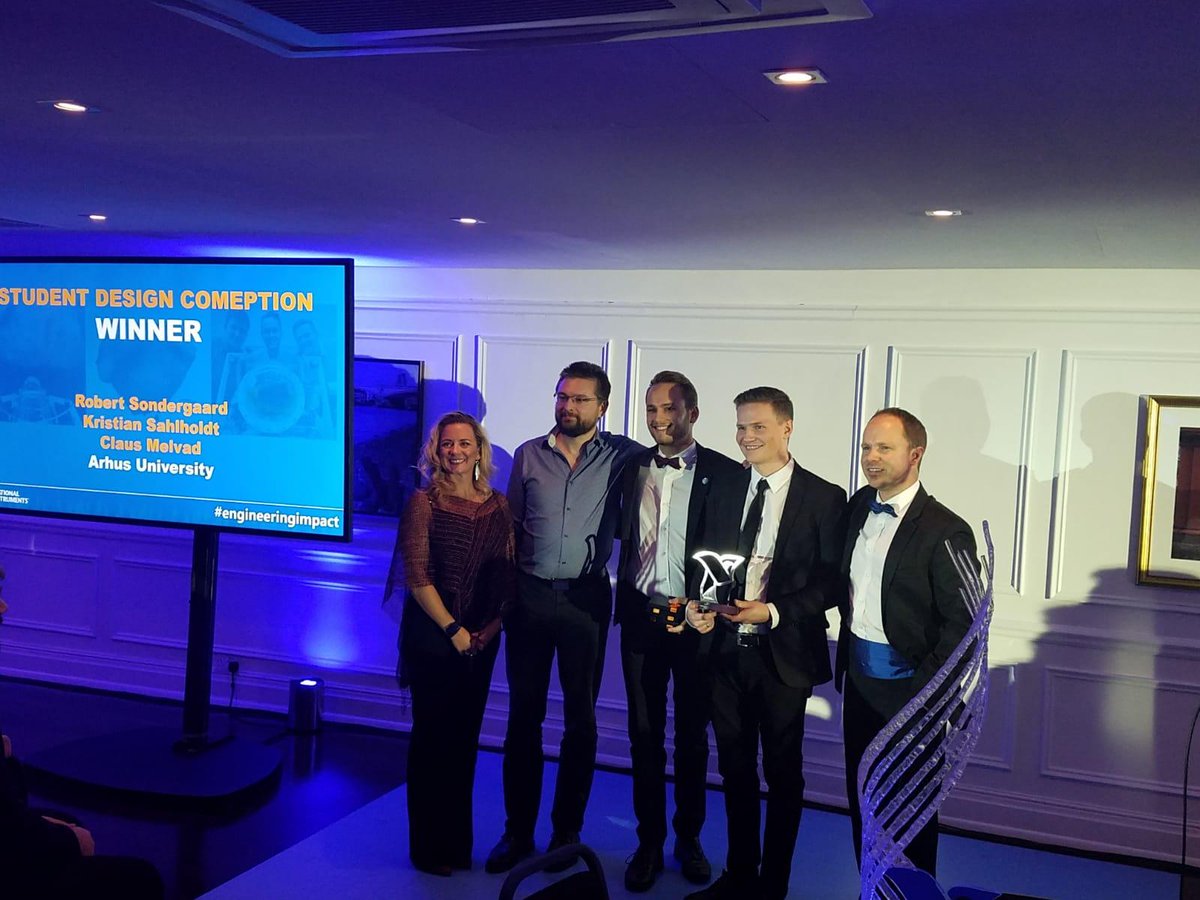 NIglobal's tweet image. And the Student Design Award goes to... @AarhusUni for creating a @LabVIEW based underwater robot for 3D mapping the underwater part of icebergs. #EngineeringImpact CONGRATULATIONS! bit.ly/2ANgCEK