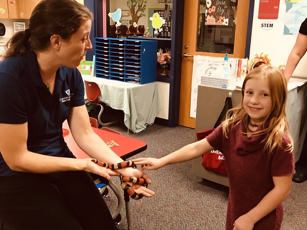 mcharlt's tweet photo. Kylie touched a snake! #gowild_pes #snakes #greatoutdoors #patriotsSTEM #STEMnight https://t.co/Yz17UtYz1Z