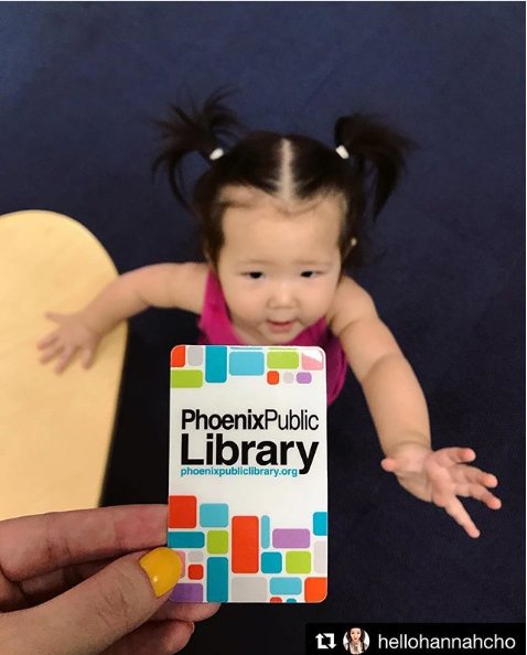 PhxLibrary's tweet image. Does everyone in YOUR family have a #PhxLibrary card? ❤️📚 bit.ly/2PftzQR