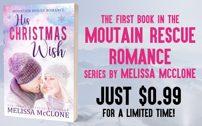 #GIVEAWAY! Celebrate the release of #HisChristmasWish by @MelissaMcClone @PureTextuality #MountainRescueRomance #sweetromance #cleanromance #iartg #ian1 #asmsg #RT #mustread #Amazon - amzn.to/2QigEKd 
ENTER HERE: goo.gl/qeMmiH