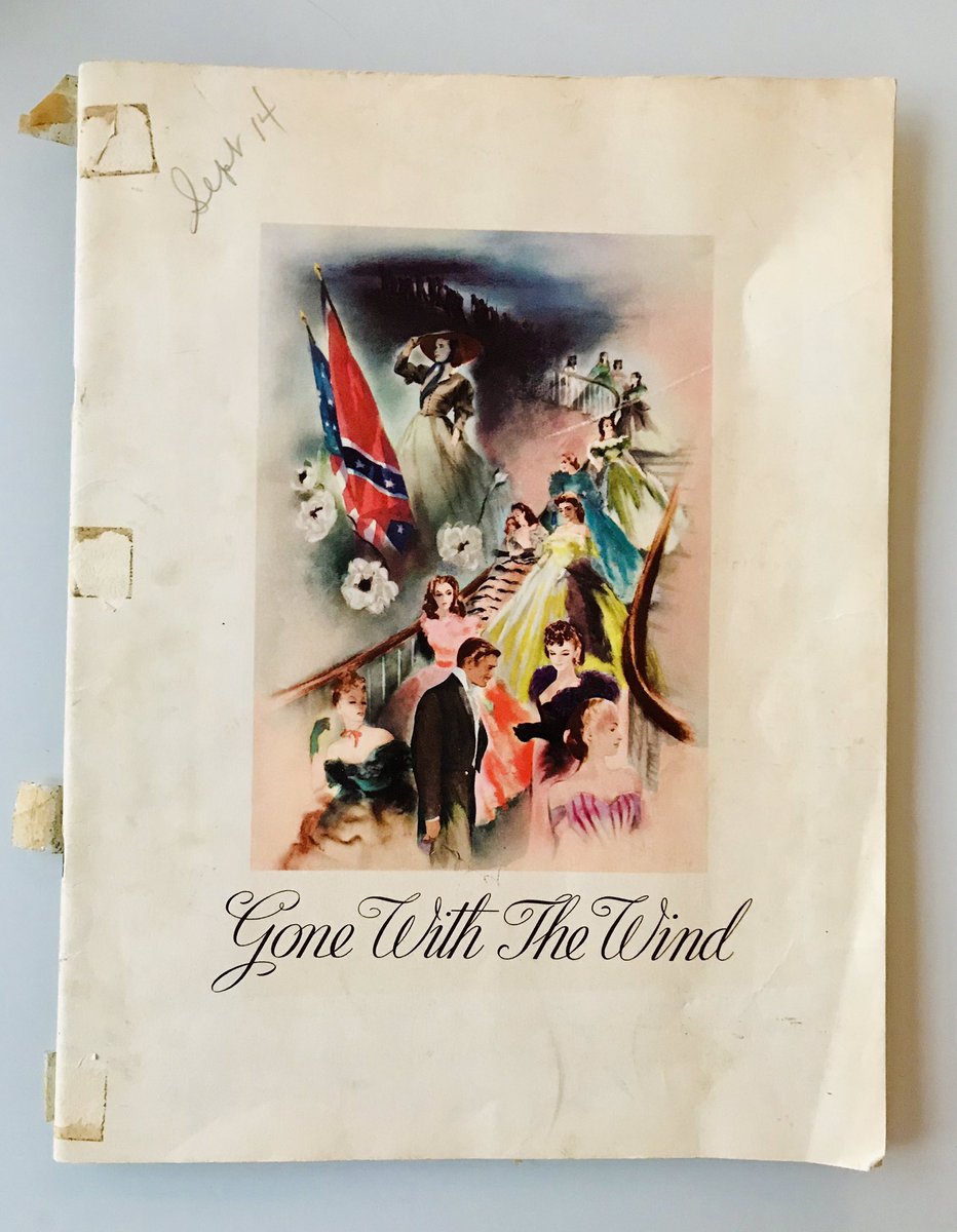 Past Pop Culture On Twitter Estate Sale Find An Original Program For Gone With The Wind Has Cast Bios Production Notes And Essays By Clarkgable And Vivienleigh On Rhettbutler And Scarlettohara Respectively