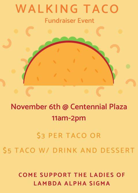 TTULAS's tweet photo. Come out and support the ladies of LAS tomorrow and eat some yummy tacos!! 🌮 https://t.co/trVSxYFgY6