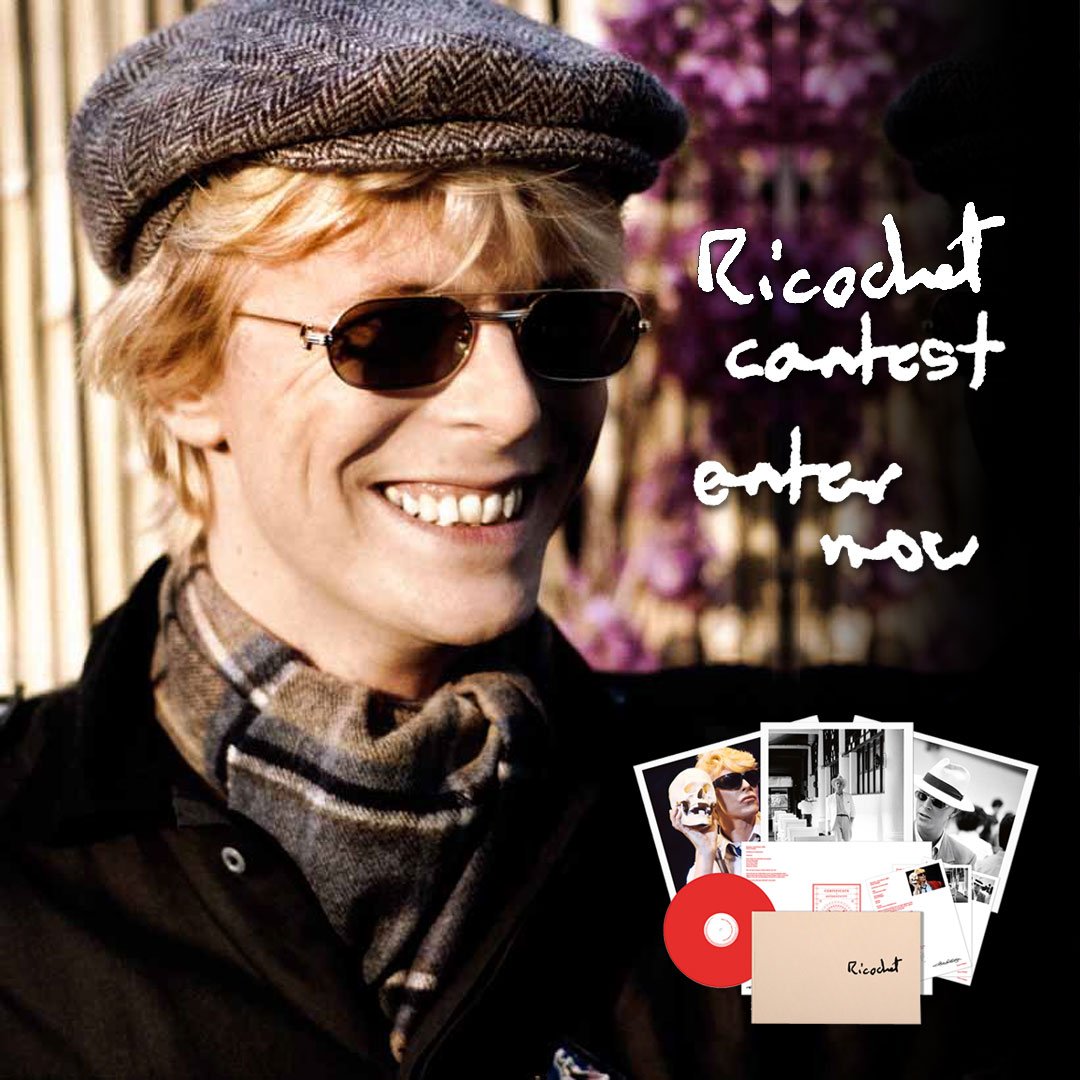 DavidBowieReal's tweet photo. For the chance to win a #LimitedEdition Ricochet boxed set (RRP £3,000/$4,000) Retweet &amp; tell us who remastered the songs on the special red vinyl 12" included in the boxed set? Need help? See https://t.co/iuFr6jRK93 for clues. Follow @Bowie1983Book &amp; use #DavidBowieRicochet https://t.co/VdUZWPdlJV