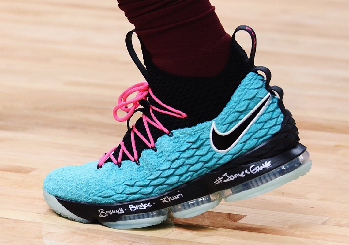 lebron james miami vice sneakers