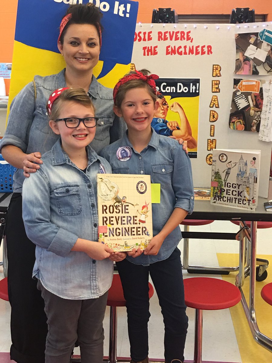 Ms Stephanie, Taylor and Carleen shared about Rosie Revere at 4th grade parent night. #ArtfulReading #GreatSpeakers #3BeautifulLadies!