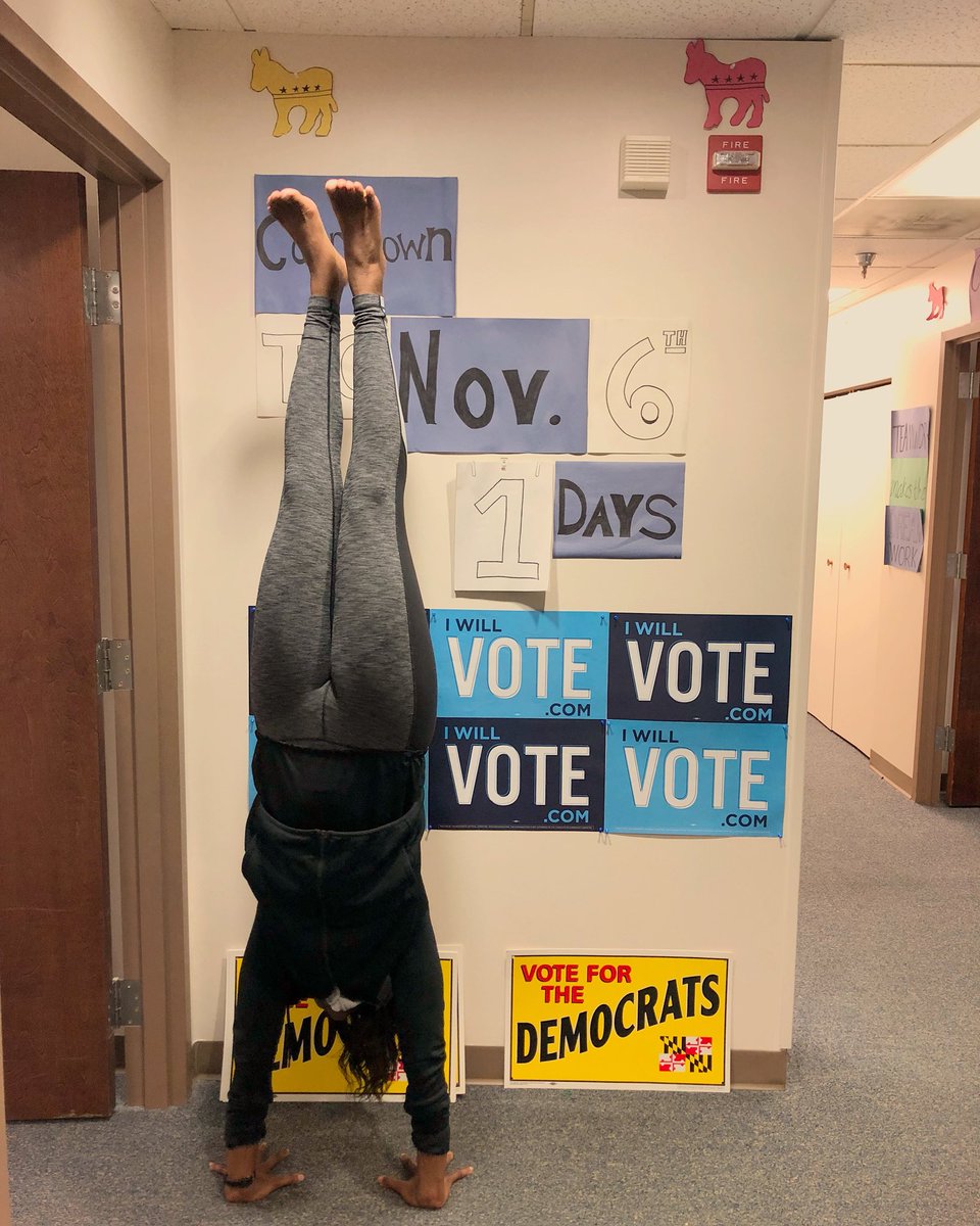 Started from the bottom now we here.... #ElectionDay2018