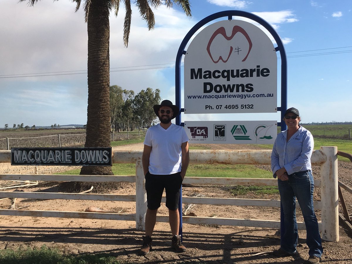 Wagyu Bosque Belo came for a quick visit today! We had a great time chatting about all things Wagyu 🐮 we hope to see you again soon ✈️🌏🌟