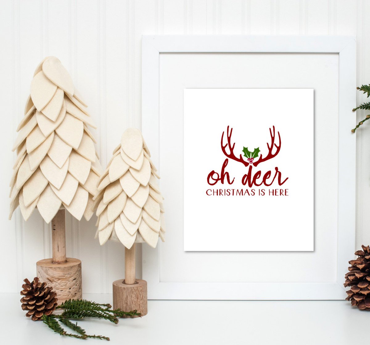 Oh deer! There are only 50 days until #christmas. Need to start decorating? etsy.com/shop/allisonbd… #christmascountdown #Christmas2018