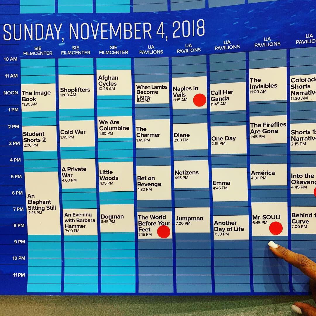 mhaizlip's tweet photo. #aboutlastnight @mrsoulthemovie screened in #Denver Sunday 11/4 and is screening again NOW Monday 11/5 at 4:45pm #denverfilmfestival #diff2018 #onthegrid #uapavilion #downtowndenver #comethrough https://t.co/FpoQRpMxlV