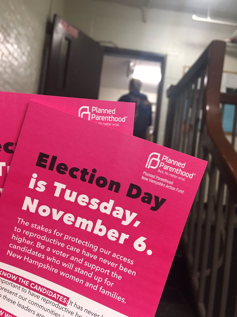 Spent tonight posting these reminders throughout campus! Remember to VOTE TOMORROW and stand up for reproductive rights. #pinkoutthevote