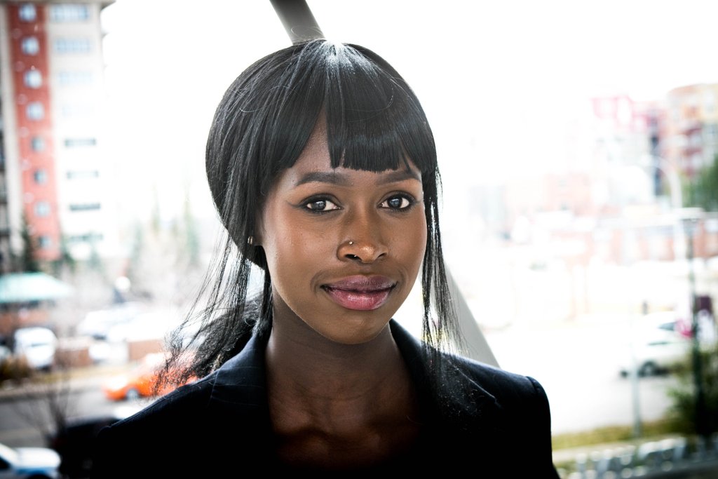 The money boss herself, Adhot Deng! We love her and are so happy to have her as our VP of Finance. #innovateMU #enactus #MacEwan #university #volunteer #photooftheday #YEG #Edmonton #enactusMU #executive #business #money #investments