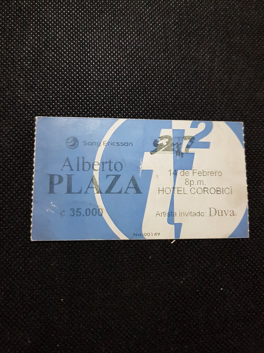 2007 y aún sobrevive la entrada.
<a href="/albertoplaza/">Alberto Plaza</a>.