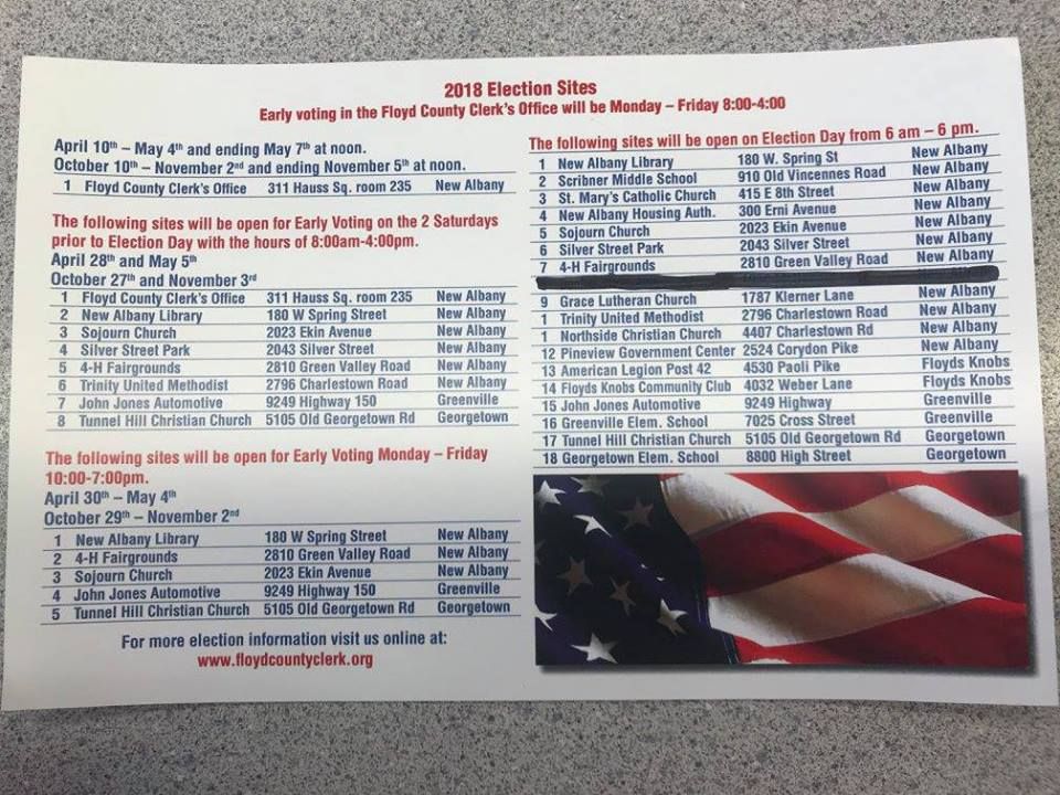 Eurton4Certain's tweet photo. I am proud of what we have accomplished, but I have more to do.  Thats why I humbly ask you vote #EurtonforCertain tomorrow.  Polls are open 6 am to 6 pm at vote centers across Floyd County! Your vote is your voice, let your voice be heard! (2/2) #Election2018 https://t.co/T5YwFf4Tt9