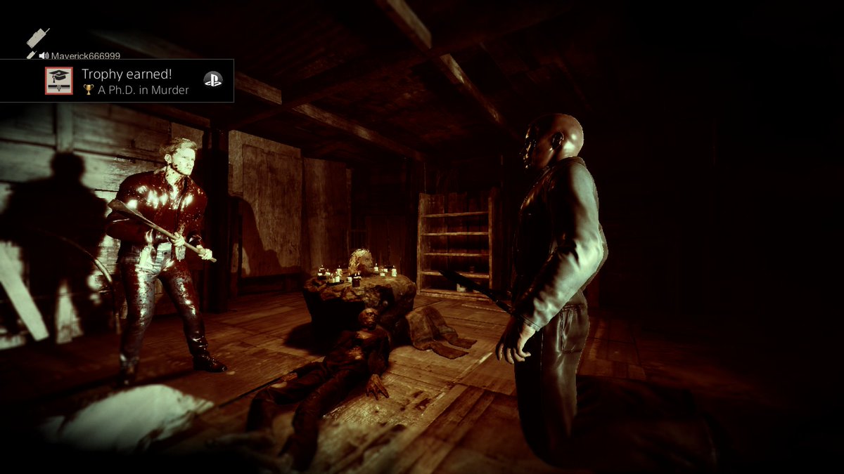 Sentientfart's tweet image. This is not how you unlock this trophy. @Friday13thGame #PS4share