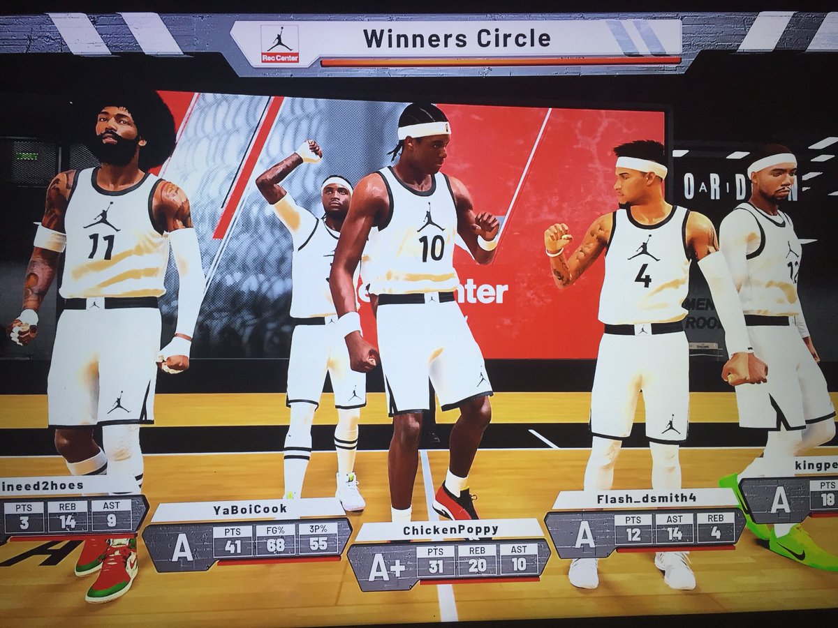 Shhchicken's tweet photo. #TrenchesAkARec🔥 The Bros are #HunGry #CookAndChicken👨🏾🍳🐔
Put on a Show🔥 #TripleDub and #40ball #PopOut🎒
PG:@FDsmith4
SG:@kingpenbeezy
SF:@YABOICOOK1
PF:@Ineed2hoess
C:@ChickenTPO
@2KCrewFinder @TruPlayersOnly @Big_Brudda_PURP @2KHUNTSEARCH @OGKINGCURT @TheJonny2k https://t.co/WUMmOTF2ww