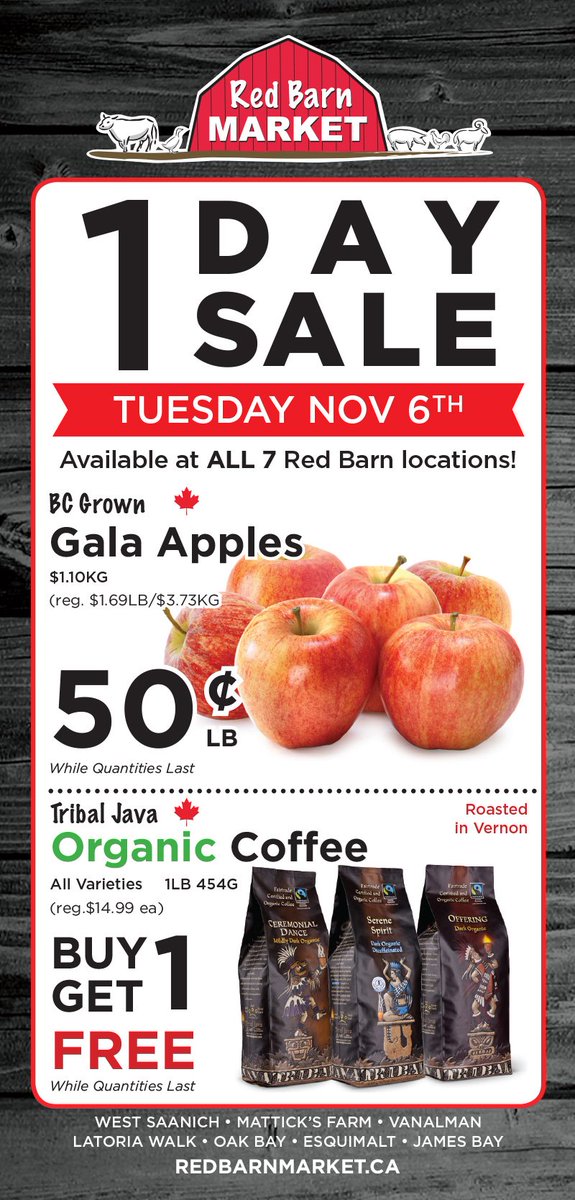 Red Barn Market On Twitter 1 Day Sale Tomorrow Visit Us At