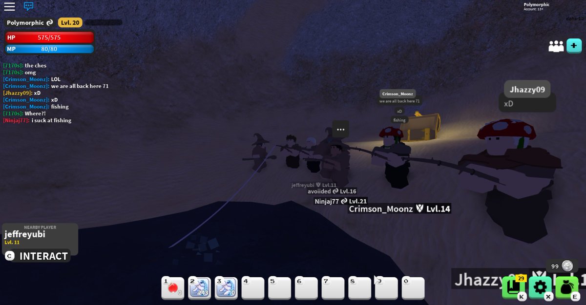 Polymorphic_'s tweet photo. Fishing with the squad. https://t.co/GiRWAeZEjr