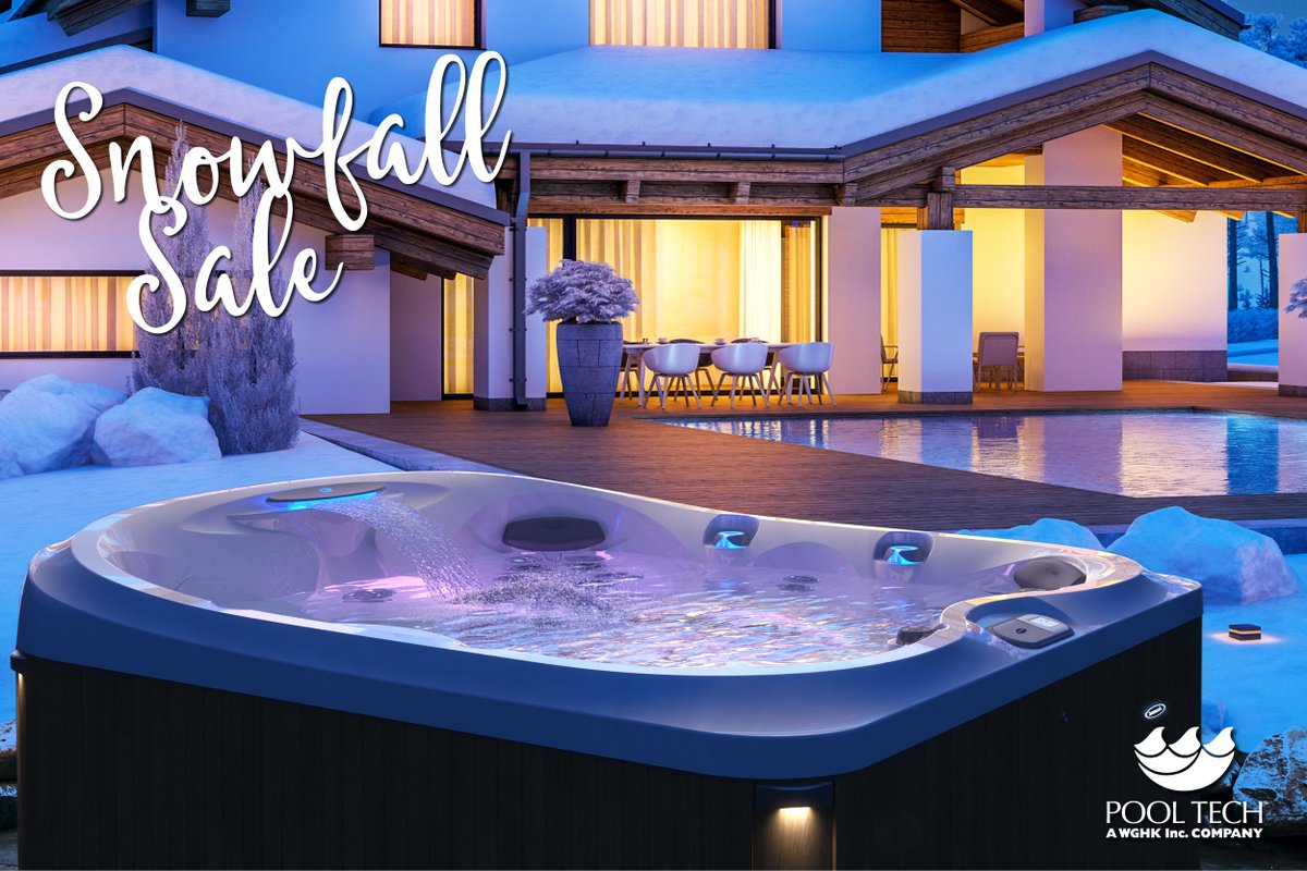 PoolTechIowa's tweet image. Snowfall Sale! 2 inches of snow on New Year's Day could mean a FREE Jacuzzi Hot Tub for you! See details at pooltech.com/store/hot-tubs/